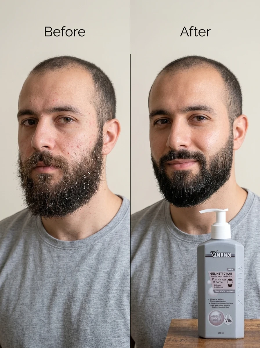 GEL NETTOYANT POUR HOMME / للرجال (للوجه واللحية)